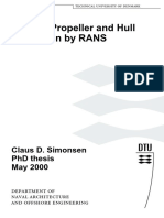 Ruddler Propeller and Hull Interaction by RANS PDF