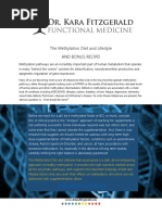 Methylation Diet and Lifestyle Handout (DR Karla Fitzgerald)