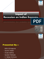 Impact of Recession On Indian Economy