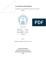 Overview of The Internal Auditing Process and Risk Based IA Implication of IT On Internal Auditors