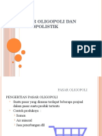 Pasar Oligopoli Dan Monopolistik