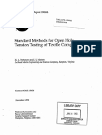 Standard Test Methods For Open Hole Tensile Testing of Composites NASA CR 198262