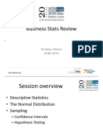 Business Stats Review