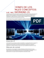 Definiciones de Los Principales Conceptos de Networking