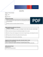 Cas Lesson Plan Grade 1 Practicum1