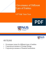Corporate Governance of Different Entities PDF