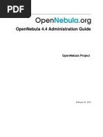 Opennebula 4.4 Administration Guide