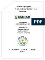 Samiah International Builders LTD - Harshit Verma