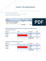 Londons Art Scene Student Feedback