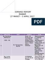 Morning Report Mawar 27 MARET - 3 APRIL 2017