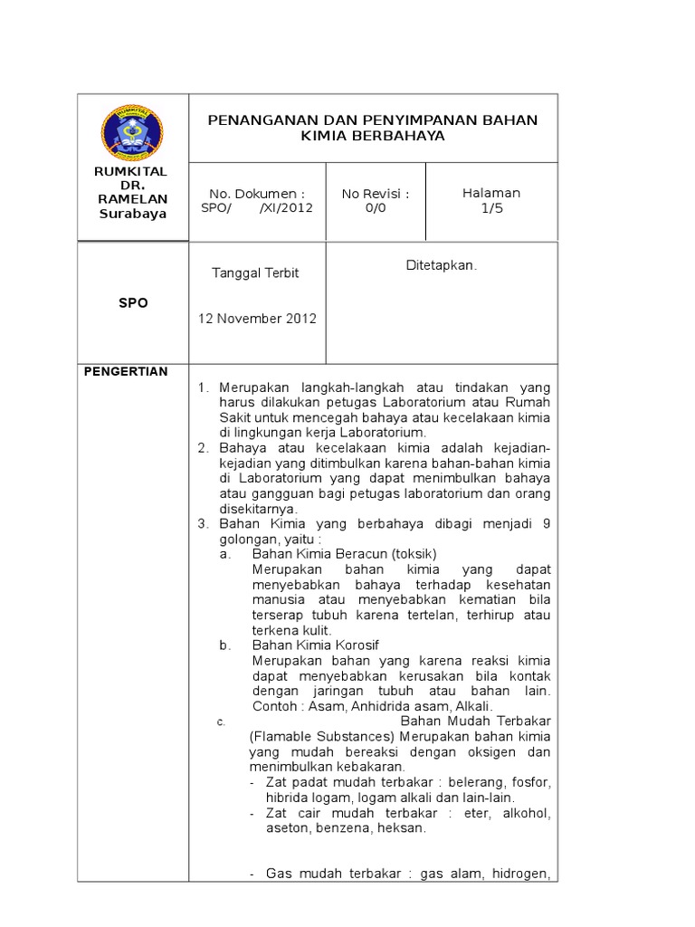 11 Penanganan Dan Penyimpanan Bahan Kimia Berbahaya 11 Penanganan Dan Penyimpanan Bahan Kimia Berbahaya