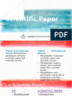 Scientific Paper + Poster - 13 Nov 16