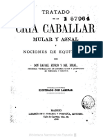 ESPEJO Tratado de La Cria Caballar Mular y Asnal y Nociones de Equi