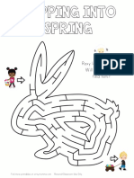 Printable Easter Mazes