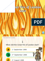 T H 091 The Great Fire of London Quiz Powerpoint