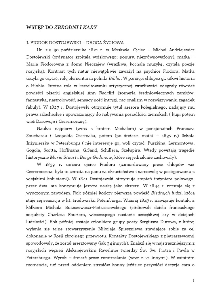Sprawdzian Ze Zbrodni I Kary Gwo