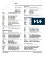 DM 009 Functions