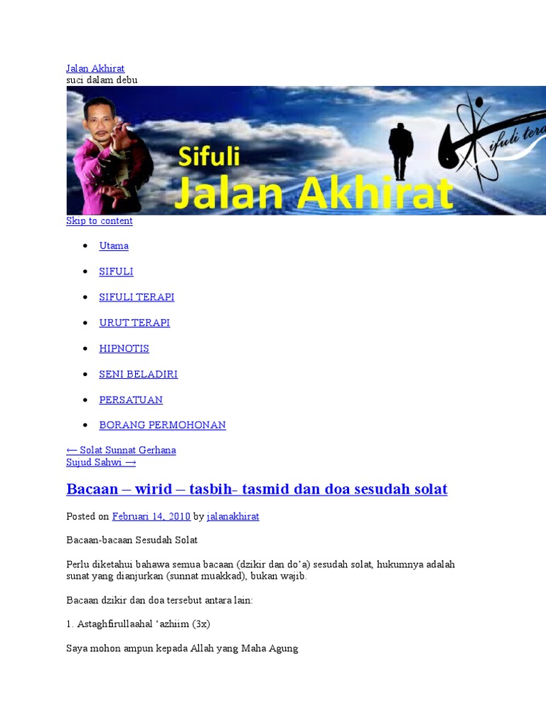 Jalan Akhirat