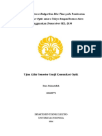 Analisis Link Power Budget Dan Rise Time Pada Pembuatan Backbone Fiber Optic Antara Tokyo Dengan Buenos Aires Menggunakan Transceiver SEL