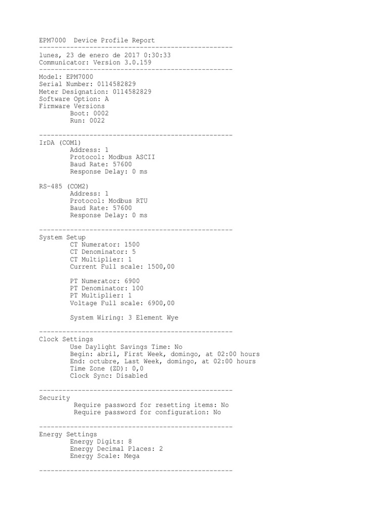 EPM7000 Device Profile Overview | PDF | Computer Networking ...