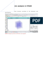 Seismic Analysis in STAAD