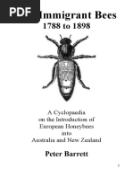 Download The Immigrant Bees 1788 to 1898 a cyclopaedia on the introduction of european honey bees into Australia and New Zealand  by peter barrett SN34458005 doc pdf