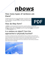 Rainbows: How Many Types of Rainbows Are There?