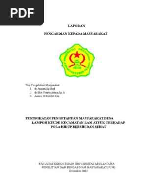 Contoh Laporan Pengabdian