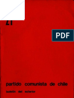 Boletín Del Exterior Del Partido Comunista de Chile Nº21