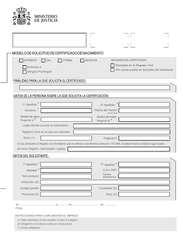 Introducir 76+ imagen modelo de certificado de nacimiento