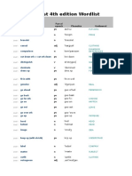 Objective First Wordlist Spanish