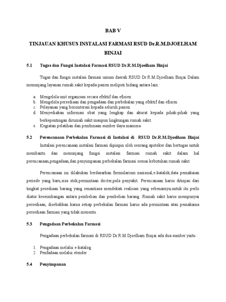 Bab V | PDF