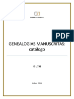 Catálogo de genealogias manuscritas portuguesas