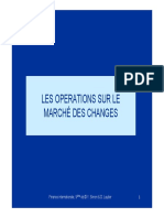 Les Operations Sur Le Marche Des Changes PDF