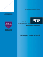 Handbook On EU Affairs