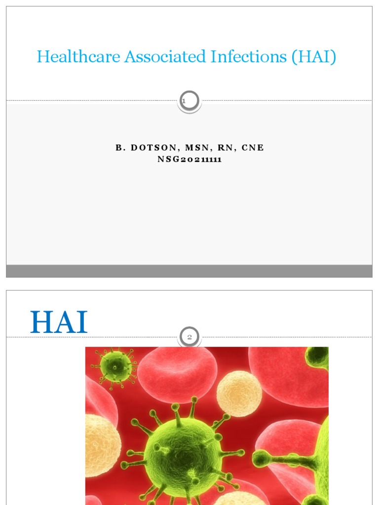 HAI Impact and Prevention Guide | PDF