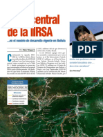 El Rol Central de La IIRSA en El Modelo Vigente en Bolivia