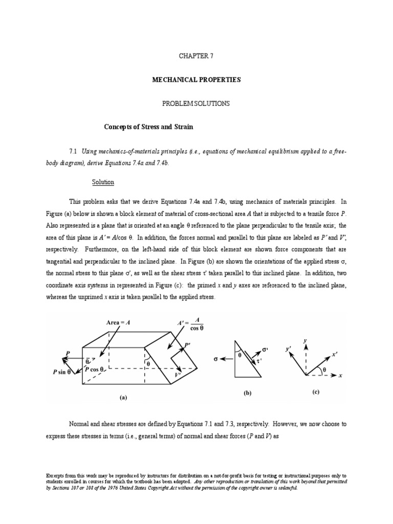 HW07 PDF | PDF | Deformation (Engineering) | Stress (Mechanics)