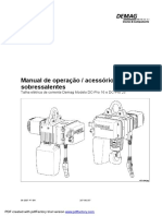 Manual de operação da talha elétrica Demag DC-Pro 16 e DC-Pro 25