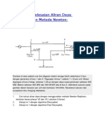 Contoh Penyelesaian Aliran Daya Listrik Dengan Metode Newton