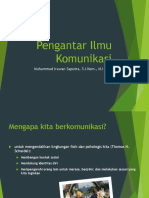 Pengantar Ilmu Komunikasi: Muhammad Irawan Saputra, S.I.Kom., M.I.Kom