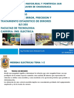 Medición de errores eléctricos y estadística