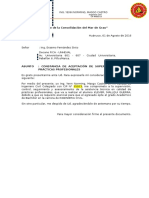 Carta de Supervisor