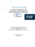 Responsabilidad Social y Empresarial 3 Entrega