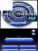 Who Wants to Be a Millonaire
