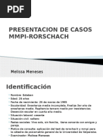 Diapos Rorschach y Mmpi. Esteban