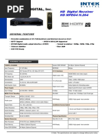 Caracteristicas Tecnicas Intek