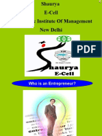 Shaurya-E-Cell at Asia Pacific Institute of Management