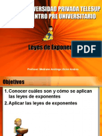 Leyes de Exponentes