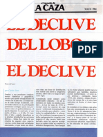 EL MUNDO de LA CAZA Nº 19 - Mayo 84 - El Declive Del Lobo